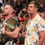 Promotional graphic featuring tag team A-Town Down Under
