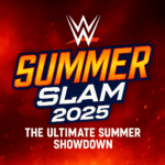 Promotional graphic for WWE SummerSlam 2025 ahead of the two-night premium live event